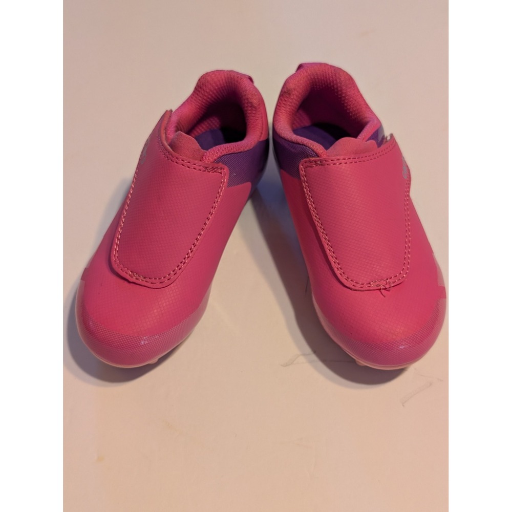 Carter's Bright Pink Purple Athletic Soccer Cleats Shoes Toddler 7M Sporty - Picture 10 of 12